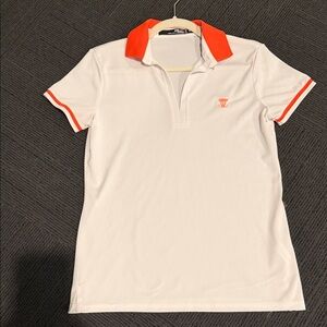 Ralph Lauren RLX White and Orange Polo